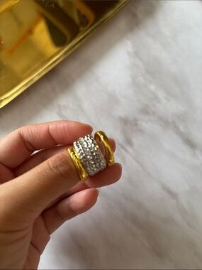 ✨ Gold & Silver 3-Piece Ring Set ✨